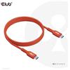 Club 3d Cavo Usb Club-3D CAC-1511 Usb 2.0 Usb-C/Usb-C 480Mb 1m Arancio [CAC-1511]