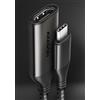 AXAGON Cavo Usb Axagon usb-C/ RVC-HI2M/HDMI 2.0 4K/60Hz 25cm Nero [RVC-HI2M]