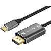 Techly Cavo adattatore Techly USB-C-HDMI Maschio 8K 1.8m Nero