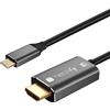 Techly Cavo adattatore Techly USB-C-HDMI 8K 1.8m Nero