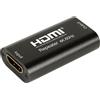 Techly Ripetitore hdmi Techly Repeater HDMI 2.0 4K 60Hz 3D HDCP fino a 40m Nero