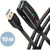 AXAGON Cavo Axagon ADR-310 ripetitore attivo USB 3.0 A-M a A-F 10m Nero [AKAXNKUADR31000]