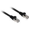 Sharkoon Cavo di rete Sharkoon S/FTP Cat6a 1m Nero [4044951018345]
