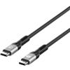 Manhattan Cavo Usb Manhattan tipo-C a tipo-C 3.1 40000Mbit/s 1m Nero [356374 ]