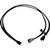 ALPHACOOL Cavo Sdoppiatore Alphacool Y-Splitter 4 pin a 2x PWM a 4 pin 60cm Nero