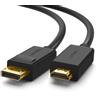 UGREEN Cavo Ugreen DP maschio a HDMI maschio 1.5m Nero [10238]