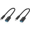 Conceptronic ABBY11B cavo USB 0,2 m USB 3.2 Gen 1 (3.1 Gen 1) USB C USB A Nero