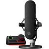 Steelseries Microfono Steelseries Alias Pro XLR a condensatore Usb-c/XLR/3.5mm per Gaming/Stream Nero [61597]