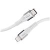 Intenso Cavo dati Intenso C315L Nylon 1.5m USB-C/Lightning 60W Bianco [7902002]