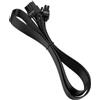 KOLINK Cavo Kolink Regulator modulares Kabel 4+4 12v/65cm Nero