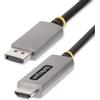Startech.com Cavo hdmi Startech.com Displayport a HDMI 2m Nero/Argento 1pz [133DISPLAYPORTHDMI21]