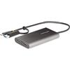 Startech.com Adattatore video Startech.com usb C doppio Hdmi 100W Grigio [109B-USBC-HDMI]