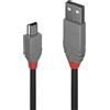 Lindy Cavo Lindy Usb 2.0 da tipo A 1m Nero/Grigio [36722]