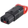 Oem Connettore di alimentazione IEC Oem PA130100BK per apparecchi freddi con serratura IEC blocco lock Nero