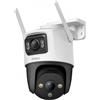 DAHUA Telecamera da parete esterno Dahua Ip Imou Cruiser Dual 3Mp+5Mp/2304x1296 12W Bianco/Nero [IPC-S7XP-8M0WED-0360B-IMOU]