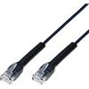 Techly Cavo di rete patch Techly Slim Cat.6A U/UTP Pieghevole 1m Nero [368406]