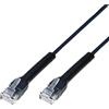 Techly Cavo di rete patch Techly Slim Cat.6A U/UTP Pieghevole 5m Nero [368468]