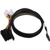 Cavo Microchip Technology ack i slimsasX8 4sff 80cm Nero [2305300-R]