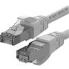 WP EUROPE Cavo patch Wp Europe Rj45 S/Ftp Cat.8 1m Grigio [WPC-PAT-8SF010]