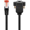 Goobay Cavo patch Goobay 65640 Prolunga Cat.6 S/FTP 5m Nero [65640]