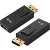 I-tec Adattatore I-Tec DisplayPort a HDMI Nero [DP2HDMI4K30HZ]