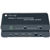 Techly Estrattore audio Techly IDATA HDMI-EA8KHA 2.1 con audio 3.5"/Toslink SPDIF Nero