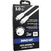 Inno-hit Cavo antenna Inno-Hit Coassiale M/F 5m Bianco [IH-E84612]