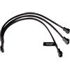 ALPHACOOL Cavo Alphacool Splitter Y 4pin a 3x4pin 30cm Nero [18680]
