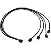 ALPHACOOL Cavo Alphacool Splitter Y RGB 3pin a 4x3pin 60cm Nero [18712]