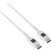 Techly Cavo Usb Techly M/M E-Mark Usb 2.0 240W PD Guaina in PVC 2m Bianco