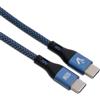 Vultech Cavo usb Vultech USB-C/C in nylon 60W 1.2m Blu [CS-NCC12BL]