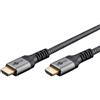 Goobay Cavo Goobay Hdmi tipo A 8K 3m Nero/Argento [65262]