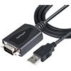 Startech.com Cavo Adattatore Startech.com USB-A a Seriale RS232/DB9 1m Nero [1P3FPC-USB-SERIAL]