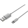 NATEC Cavo Usb Natec Prati Lightning USBâ??A 2m Bianco [AKNATKUA0000002]