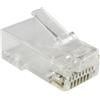 Alantec Spina modulare Alantec WT117 cat6 U/UTP Trasparente 100pz [WT117]