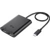 I-tec Adattatore video I-tec Usb 2.0 Usb-C 4K 60Hz Nero [C31DUAL4K60DP]