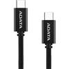 Adata Cavo usb 2.0 Adata spina usb-C 1m QC 3.0 ricarica fino a 100W Nero [CACC-100PN-BK]