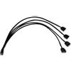 ALPHACOOL Cavo splitter Alphacool 18711 a Y aRGB da 3pin a 4x3pin 30cm Nero [18711]