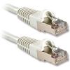Lindy Cavo di rete Lindy Cat.6 S/Ftp 0.5m Bianco [47191]