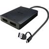 I-tec Adattatore video I-tec DUAL4KDP USB 3.0 / USB-C doppio 4K DP Nero [DUAL4KDP]
