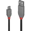 Lindy Cavo Usb Lindy Tipo-A 2.0 5m Nero/Grigio [36735]