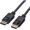 SECOMP Cavo Roline Green Displayport, DP - DP, M/M, Nero, 1M [11.44.5761]
