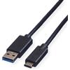 SECOMP Cavo Roline Green USB3.2 GEN1, A - C, M/M, Nero, 1M [11.44.9011]