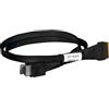 ICYDOCK Cavo Sas Icydock SlimSASx8 SFF-8654 2xOCuLinkx4 SFF-8611-0.5M Nero (schwarz, 50cm) [MB206L-B]