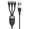 Conceptronic Cavo usb Conceptronic Fast 3in1 1.5m Nero [ETTA06B15]