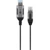 Goobay Cavo adattatore Ethernet Goobay 74397 USB-A 3.2 Gen1/RJ-45 5m Nero/Argento[74397]