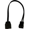 ALPHACOOL Cavo di collegamento Alphacool da 3pin a 3poli RGB digitale 15cm Nero