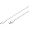 Digitus Cavo di ricarica Digitus USB-A > USB-C 2.0 (M-M) in silicone da 1m 60W Bianco [AK-300340-010-W]
