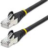 Startech.com Cavo di rete StarTech Cat.6A RJ-45 LSZH STP 10GbE 100W 1m Nero [NLBK-1M-CAT6A-PATCH]