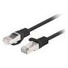 Lanberg Cavo di rete Lanberg Patchcord kat.6 FTP 1.5m PCF6-20CC-0150 Nero 10-pezzi [AKLAGKSP6000718]